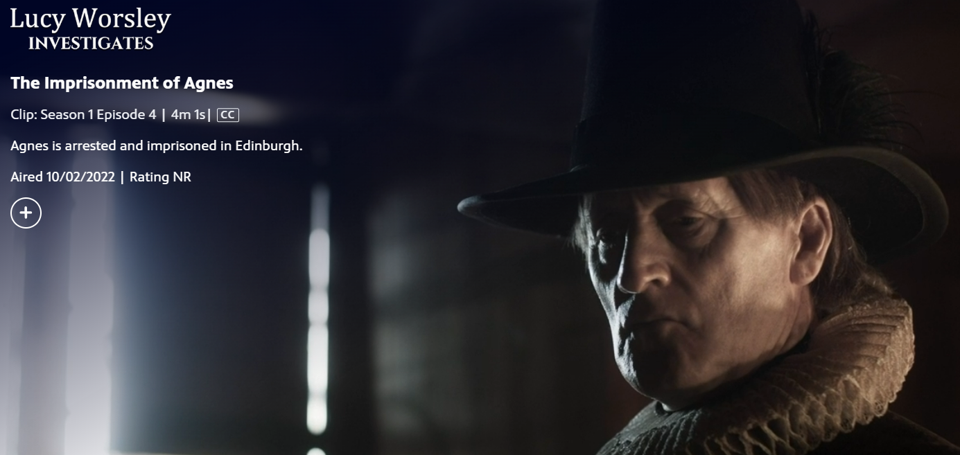 The Witch Hunts from Lucy Worsley  05/22/2025