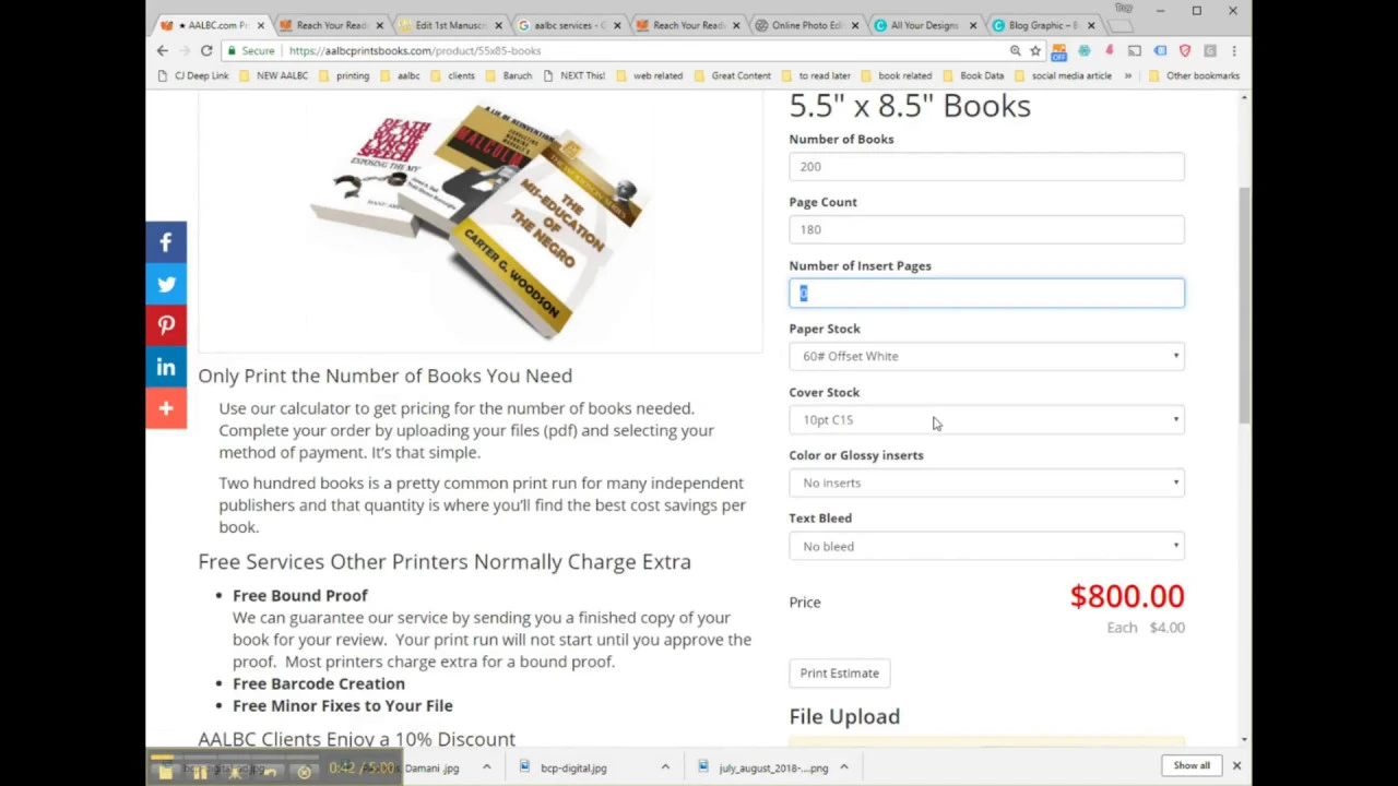 Get the Cost to Print Your Book With Our Calculator