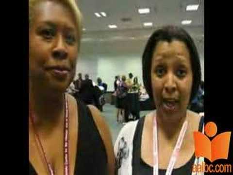 Virginia DeBerry & Donna Grant talk to AALBC.com at BEA '08