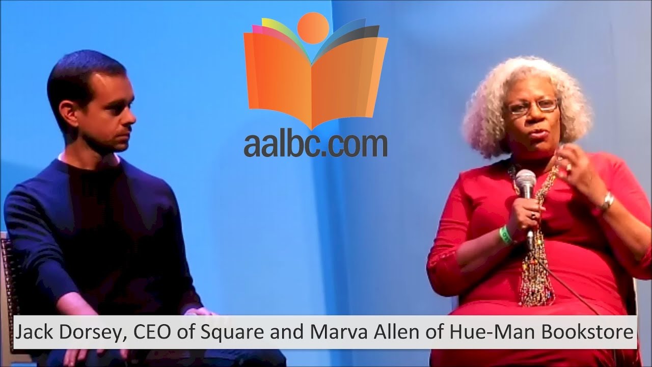 Jack Dorsey, CEO of Square hosts Marva Allen of Hue-Man Bookstore