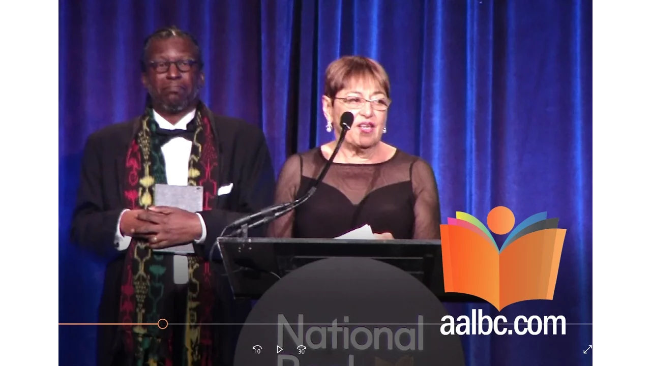 Toi Derricotte and Cornelius Eady Accept Literarian Award for Outstanding Service