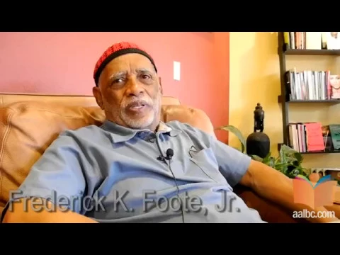 Frederick K. Foote, Jr. at the Sacramento Black Book Festival