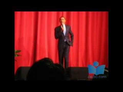 Barack Obama in Harlem, NY. Nov. 29th (part 1 of 2)