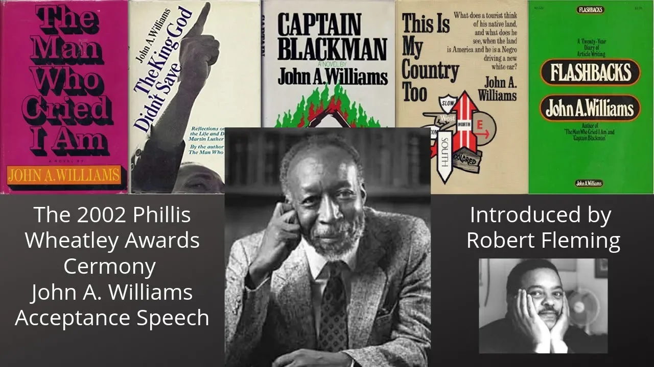 John A. Williams Acceptance Speech - The King Alfred Plan