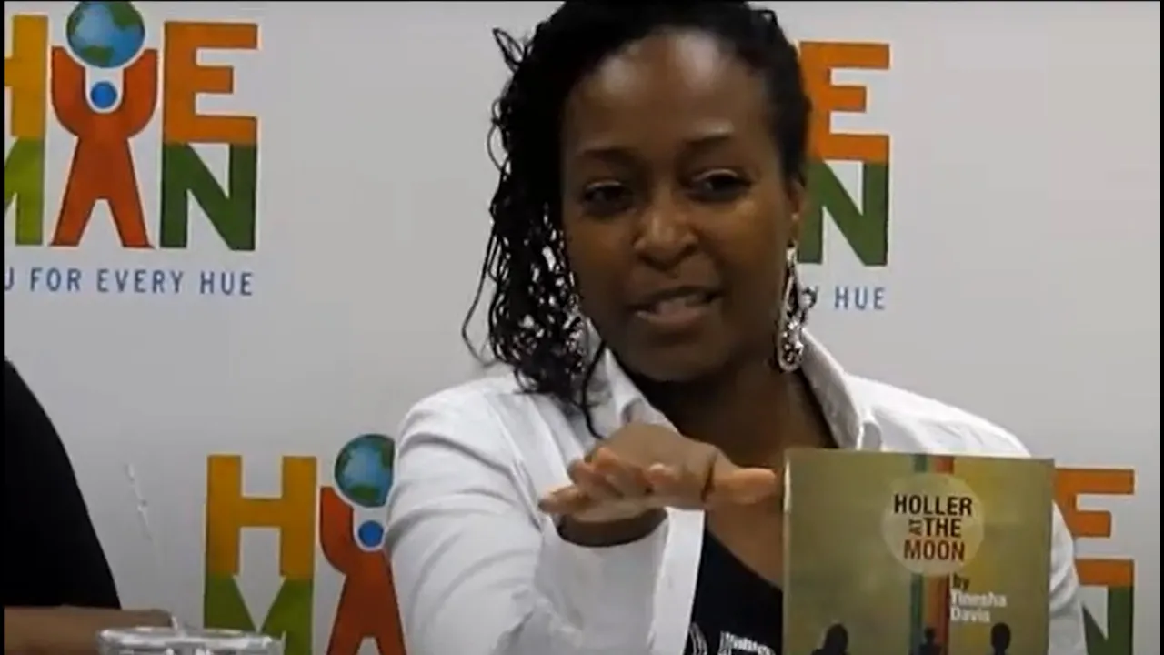 Tinesha Davis with Victoria Christopher Murray & Kwame Alexander