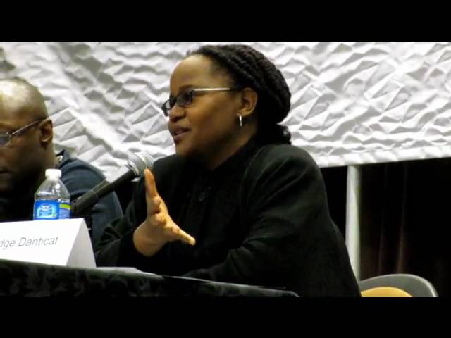 Edwidge Danticat speaks on her sense of shifting identity in her literature